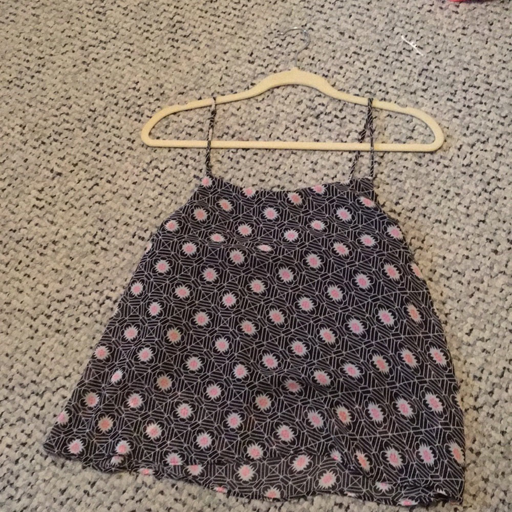 A floral tank top
